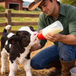 ¿Cómo debe ser la dieta de un becerro recién nacido?